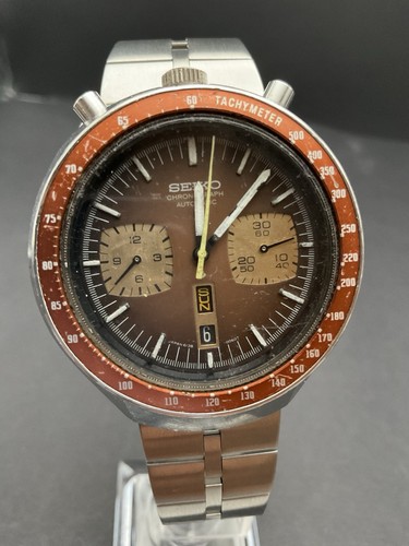 Seiko 6138 0040 bullhead - seiko, brown
