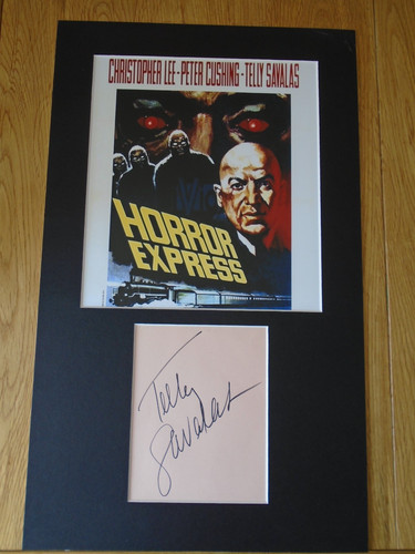 Telly savalas genuine signed - telly,