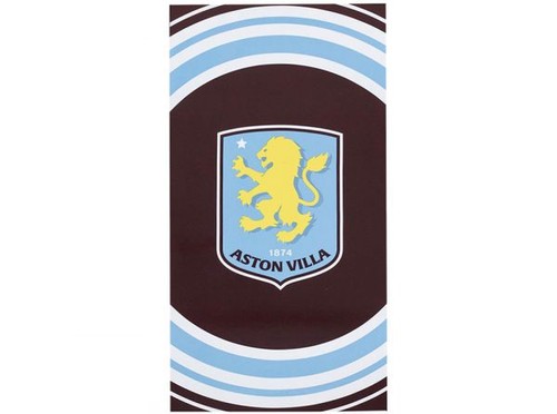 Aston villa pulse design towel - villa,