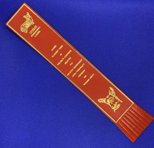 Corgi red gold - corgi, leather