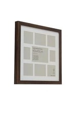 44 x 44cm 9 Multi Aperture Picture/Photo Frame - Black,White,Darkwood,Oak Effect
