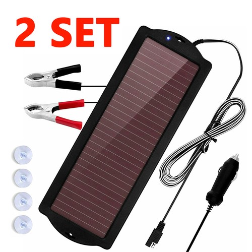 Set 12v solar panel trickle - 2,