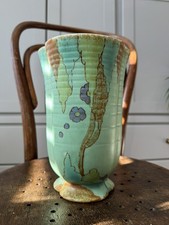 Large Crown Devon hand-painted