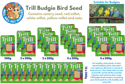 Trill budgie seed 500g to - (500g,
