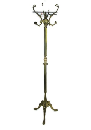 Standing hall tree - tree, coat