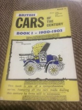 Old Booklet BRITISH CARS OF