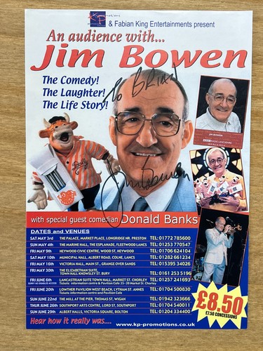 Signed theatre flyer - theatre,