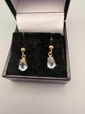 Vintage 9ct Gold Aquamarine