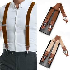 Mens Suit Shirt Back Straps