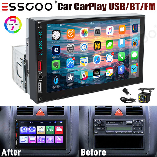 Single din car stereo - car, touch
