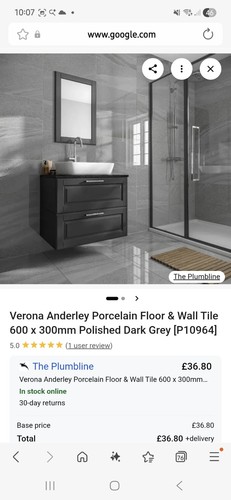 Grey tiles large porcelain - tiles.,