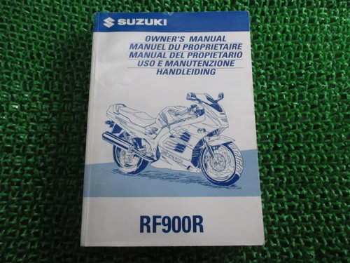 Suzuki rf900r owner - suzuki, owner's