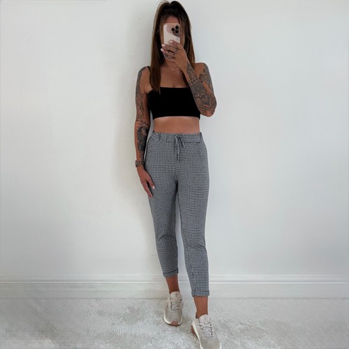 Ladies dogtooth skinny - ladies,