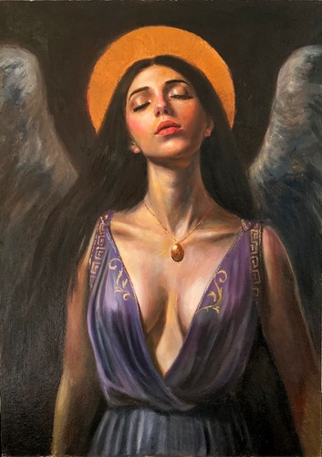 Sophia original oil painting - original,