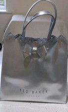 Ted Baker Silver Glitter Bow