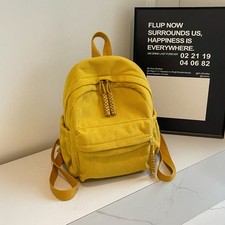 Solid Color Small Backpack