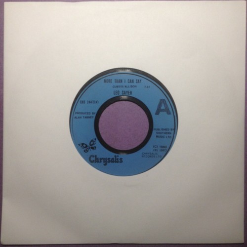 Leo sayer more than - leo, i