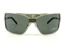 Vintage John Richmond Sunglasses JR 55502 AZ Silver Shield Mask Pilot Aviators