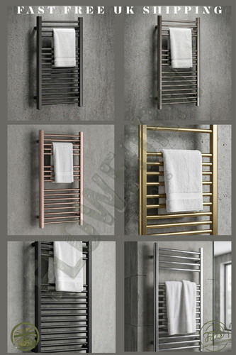 Dual fuel heated towel - heated, rail