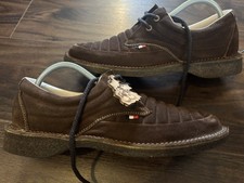 POD Jagger Brown Suede Shoe 80’s Casual New No Box Uk Size 8