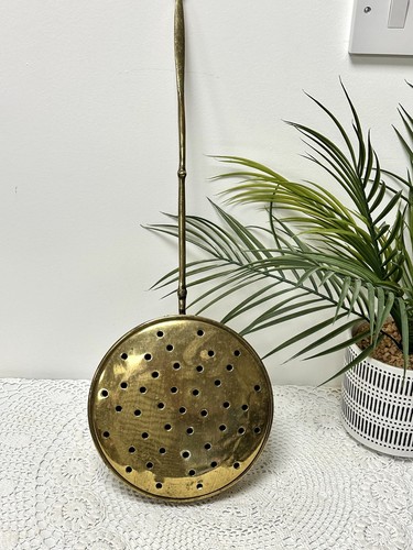 Vintage brass bed - vintage, warming