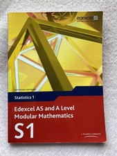 EDEXCEL Statistics 1 S1 Maths AS and A Level Modular Mathematics with CD-ROM