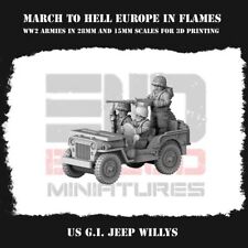 US G.I. WILLYS JEEP - 28mm -