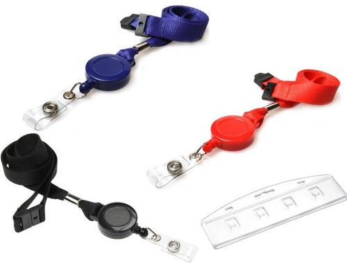 Retractable neck strap - neck,