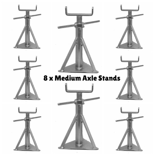 Static caravan axle stands - axle,
