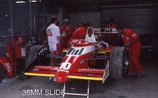 ZAKSPEED 871 CHRISTIAN DANNE PIT LANE F1 35MM SLIDE BRITISH GP 1987 TRANSPARENCY