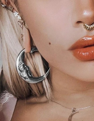 Steel moon ear weights - steel,