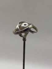 ANTIQUE SILVER HAT PIN BY