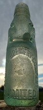 Reliance Patent 4 Codd Marble Bottle 6oz C1885-90 Alnwick Brewery Northumberland