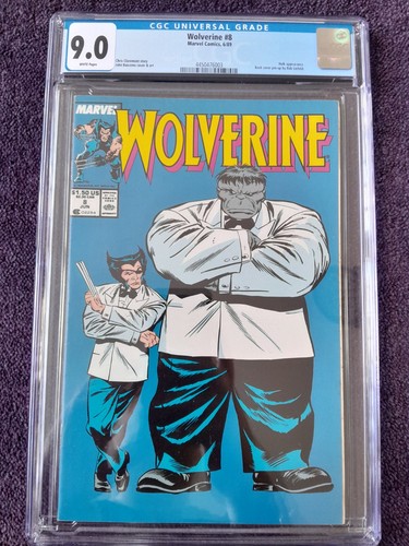 Comics wolverine cgc - 8, 9.0