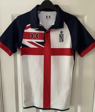 British Royal Navy Rugby Shirt Under Armour Short Sleeve Mens Small S