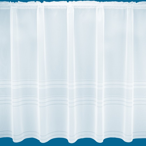 White net curtains - white, slot