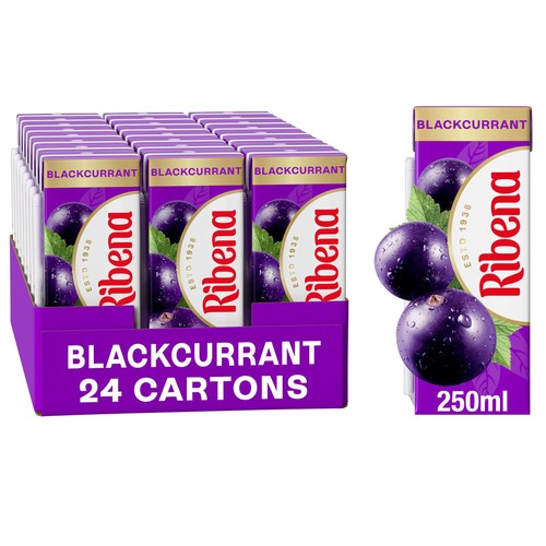 Ribena blackcurrant juice - ribena,