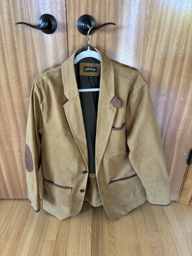 Orvis mens canvas blazer - canvas, blazer/coat