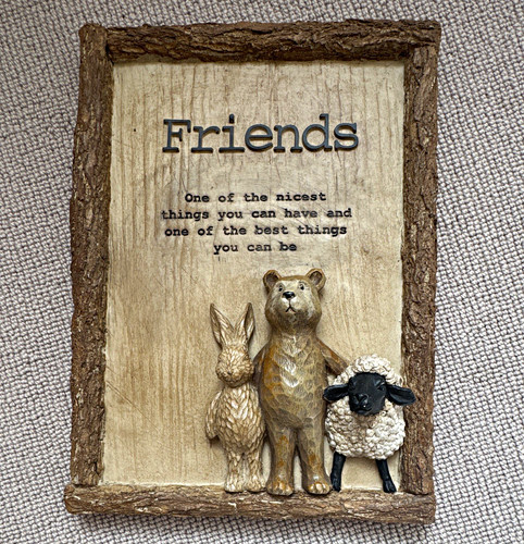 Friends quote resin animal - friends,