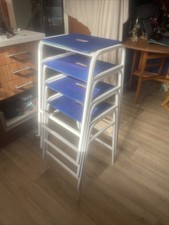 Vintage Stacking Stools Set of 4 Mid Century