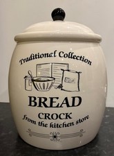 Large Arthur wood  Bread Crock