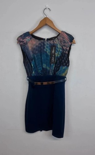 Little mistress navy abstract - little,