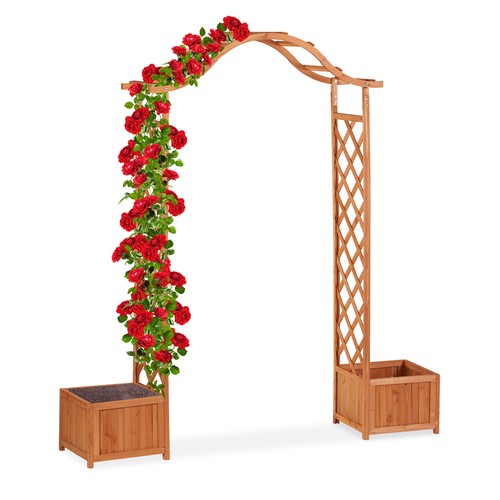 Wooden rose arch climbing - rose,