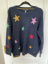 Joules Women’s Star Navy Jumper Size 20