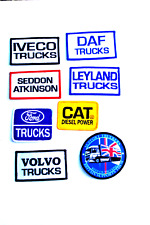 Truck Makes - Iron - Sew On Patches - 33 Different to Choose From