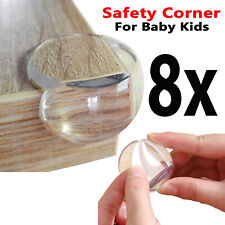 8x Safety Corner Cushion For Baby Kids Edge Safety Table Guard Protector Bumper