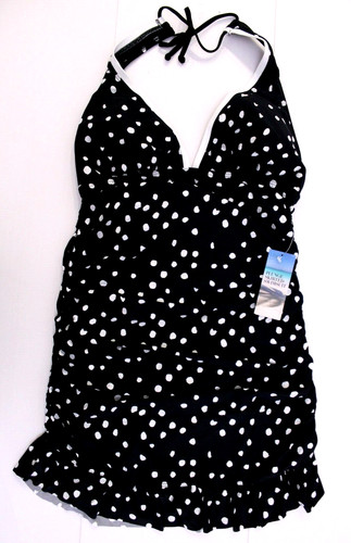 Ladies plunge skirted - &,