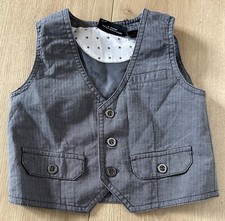 Next 6-9 month grey waistcoat