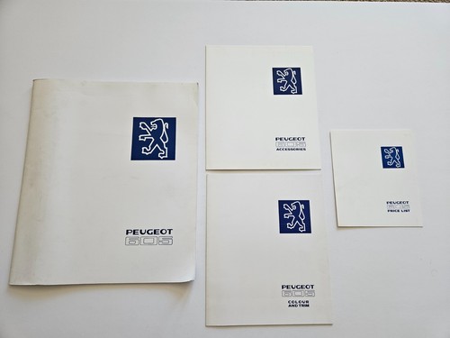 Peugeot 605 sales brochure - peugeot,