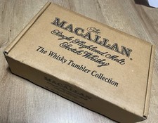 The Macallan Single Highland Malt Scotch Whisky Tumbler Collection x 6 in box